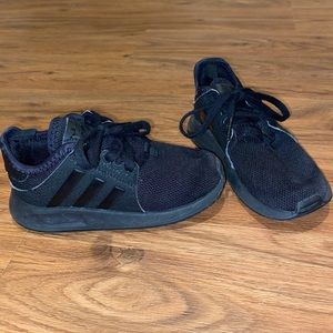 Kids Adidas tennis shoes … black, size 10 c